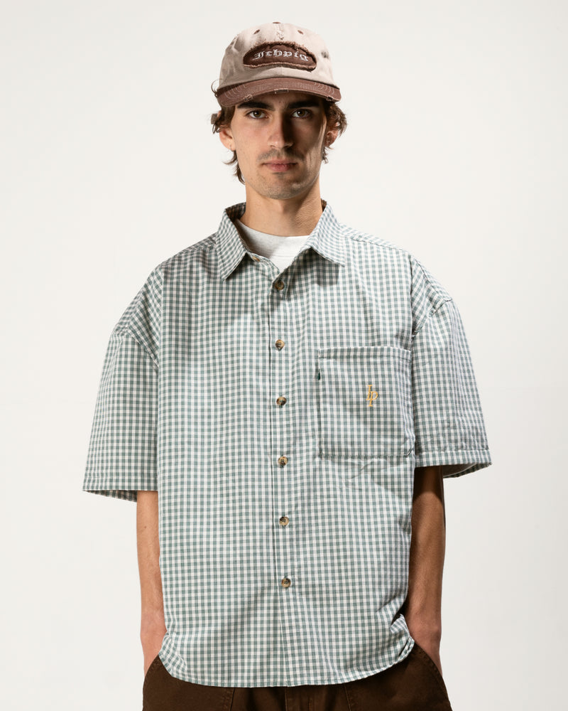 ICHPIG Heritage Plaid Shirt - Cream / Forest