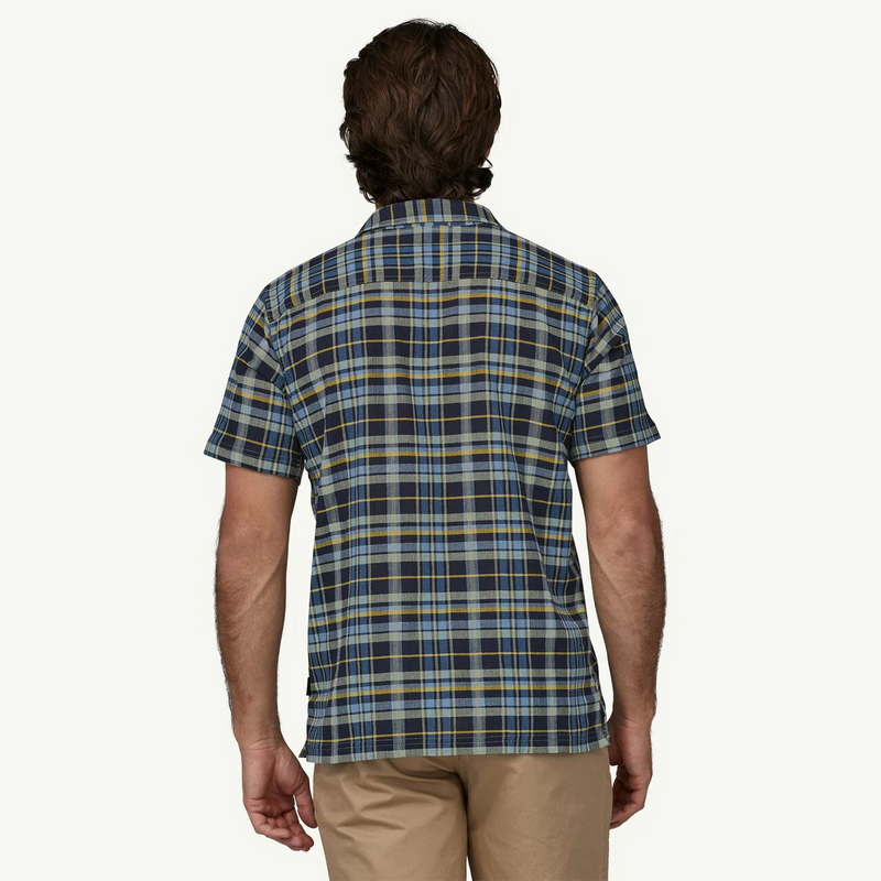 Patagonia A/C Short Sleeve Flannel Shirt - Tidepool Blue