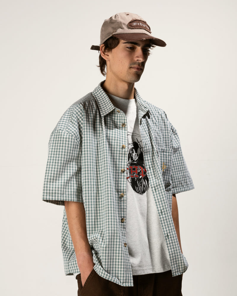 ICHPIG Heritage Plaid Shirt - Cream / Forest
