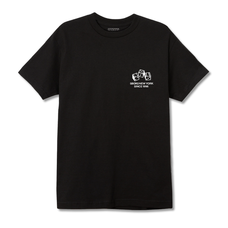 5Boro Dice Tee - Black / White