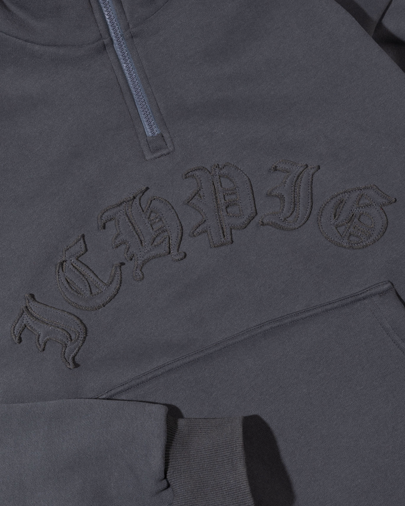 ICHPIG Landmark 1/4 Zip - Vintage Black