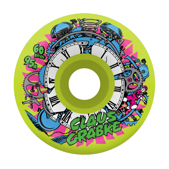 SlimeBalls Claus Grabke Vomits 60mm 95a Wheel - Neon Green