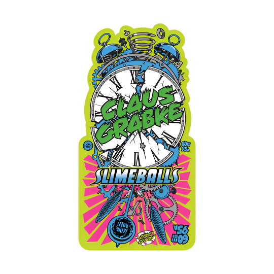 SlimeBalls Claus Grabke Vomits 60mm 95a Wheel - Neon Green