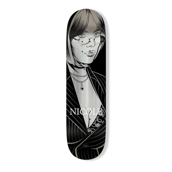 Real Nicole Hause Crush Twin Nose Skateboard Deck - 8.50"
