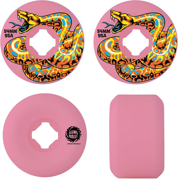 Slime Ball Snake Kendall Pink Skateboard Wheels - 95A 54mm