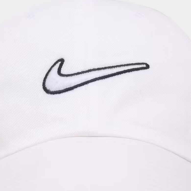 Nike Sportswear Heritage 86 Swoosh Wash Cap - White