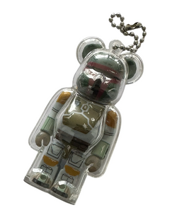 Medicom Be@rbrick Transparent Case - 100% Key Chain Accessory