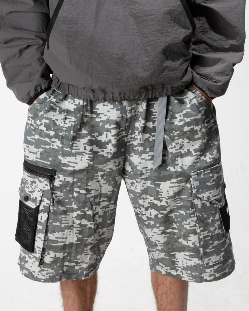 ICHPIG Ripstop Terrain Cargo Shorts - Digi Camo