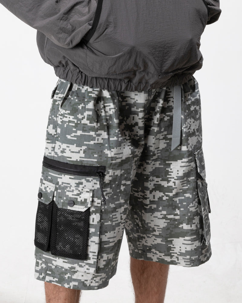 ICHPIG Ripstop Terrain Cargo Shorts - Digi Camo