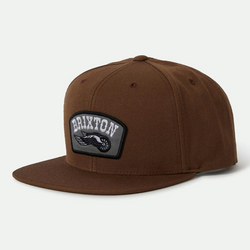 Brixton Roller MP Snapback - Pinecone Brown