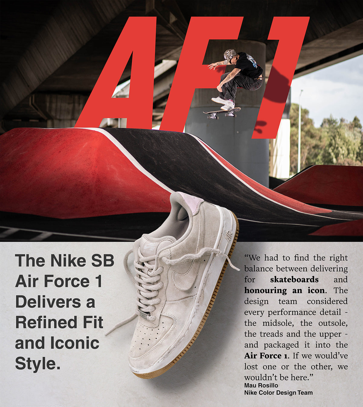 Nike SB Air Force 1 Low - Light Orewood Brown / Pink Foam – Evolve