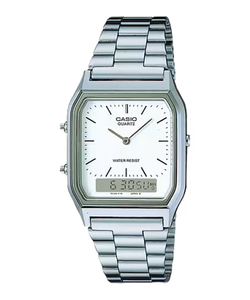 CASIO Vintage Duo Time Watch AQ-230A-7D