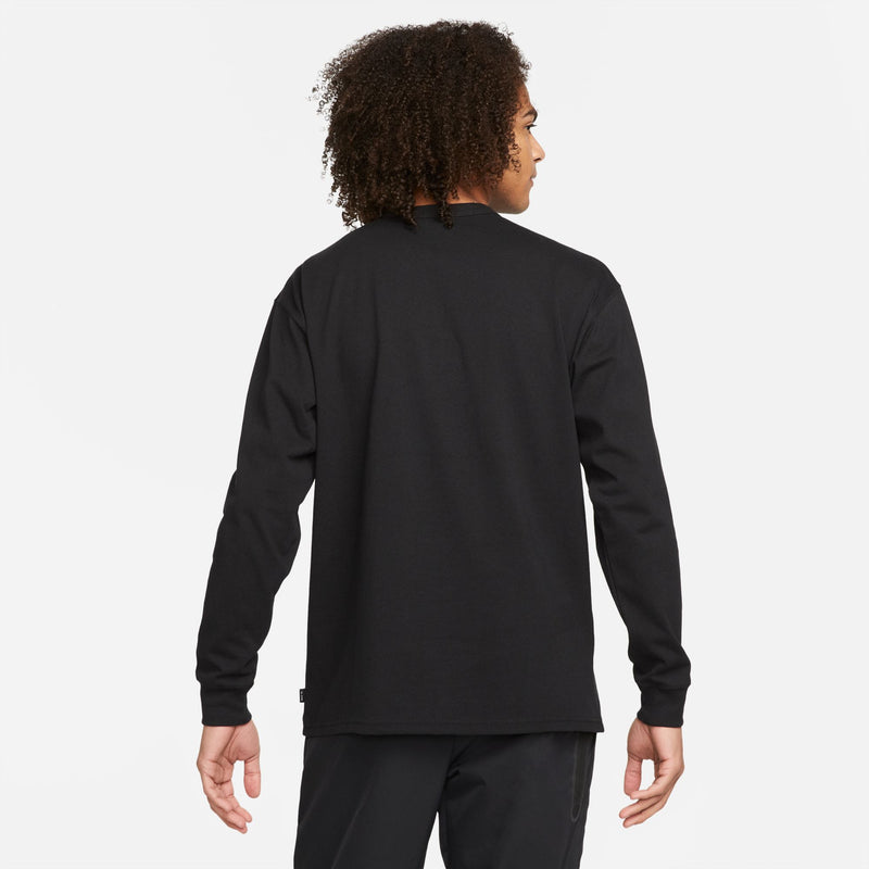 Nike SB Premium Essentials Heavyweight Long Sleeve Tee - Black/Black