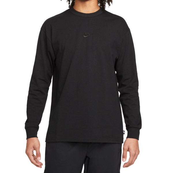 Nike SB Premium Essentials Heavyweight Long Sleeve Tee - Black/Black