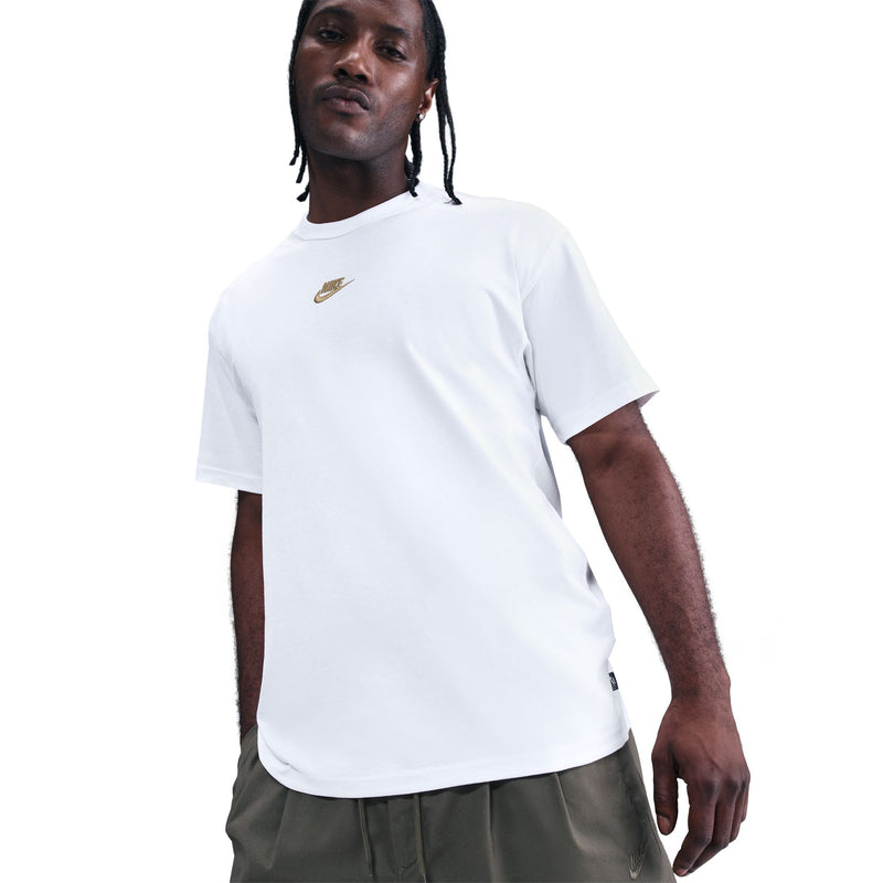 Nike Heavyweight Premium Essentials Tee - White / Gold