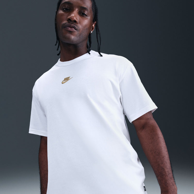 Nike Heavyweight Premium Essentials Tee - White / Gold