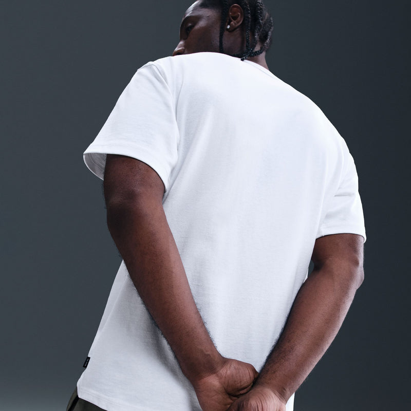 Nike Heavyweight Premium Essentials Tee - White / Gold
