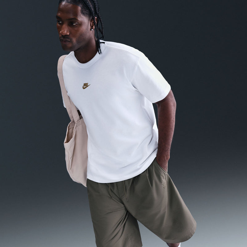 Nike Heavyweight Premium Essentials Tee - White / Gold