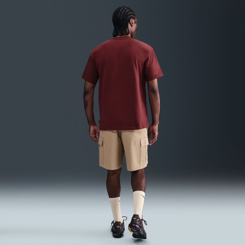 Nike Premium Essentials Heavyweight Tee - Team Red / Gold