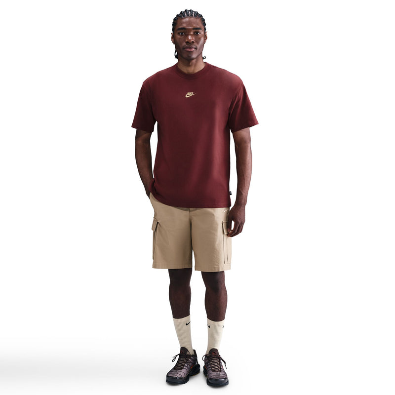 Nike Premium Essentials Heavyweight Tee - Team Red / Gold