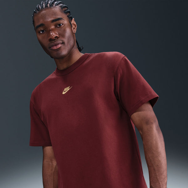 Nike Premium Essentials Heavyweight Tee - Team Red / Gold
