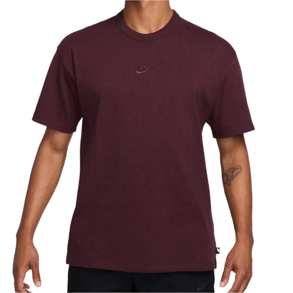 Nike SB Premium Essentials Sustainable Short Sleeve Tee - Burgundy Crush Heather