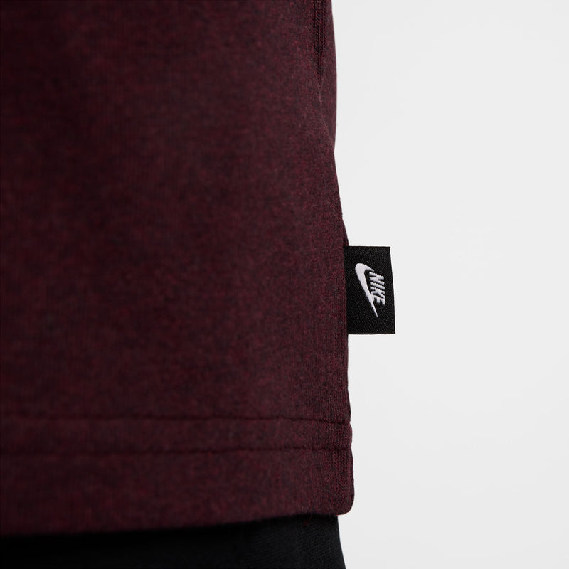 Nike SB Premium Essentials Sustainable Short Sleeve Tee - Burgundy Crush Heather