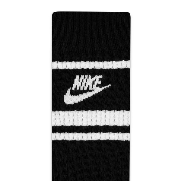 Nike Essential Crew Socks 3pk - Black
