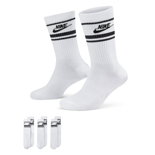 Nike Essential Crew Socks 3pk - White
