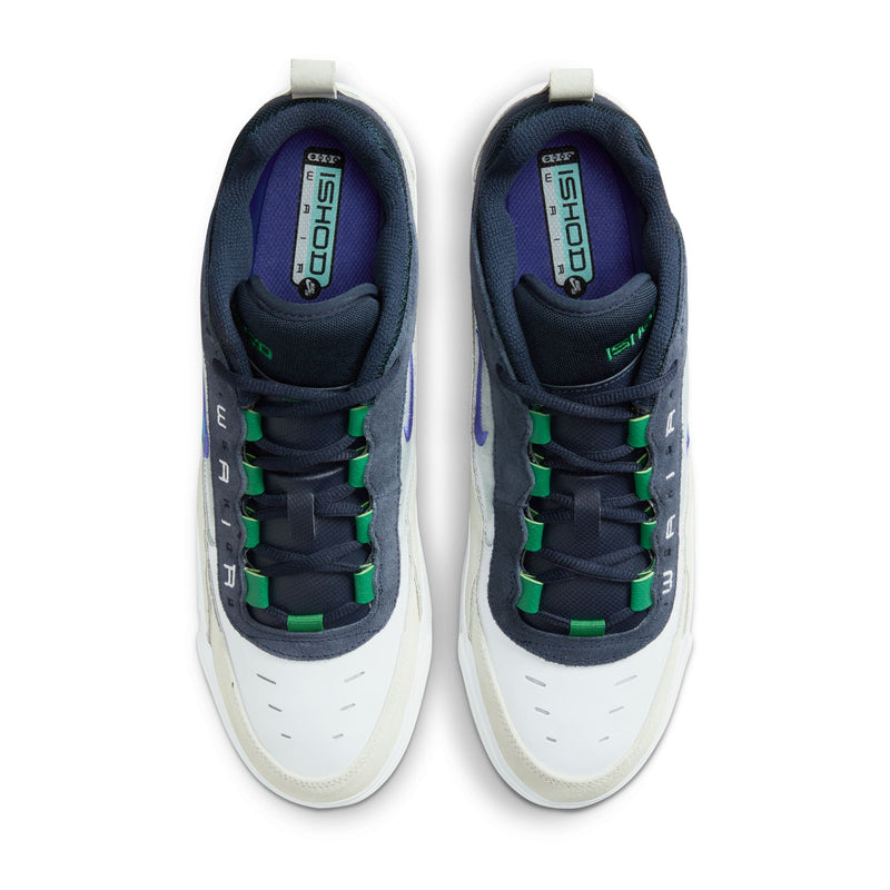 NikeSB Air Max Ishod - White/Violet/Pine Green