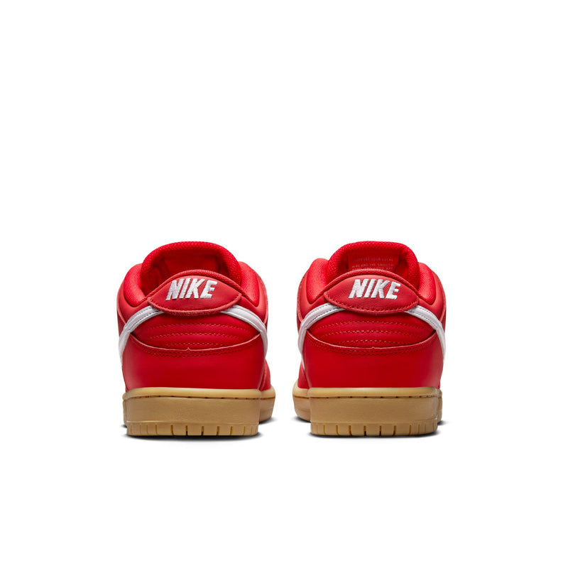 NikeSB Dunk Low Pro ISO - Red / White / Gum