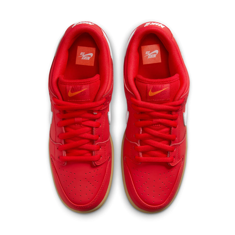 NikeSB Dunk Low Pro ISO - Red / White / Gum