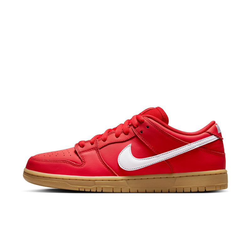 NikeSB Dunk Low Pro ISO - Red / White / Gum