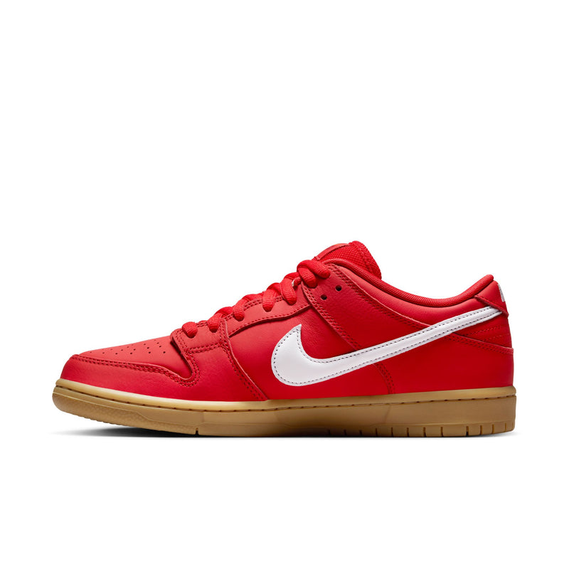 NikeSB Dunk Low Pro ISO - Red / White / Gum