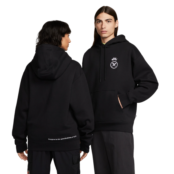 Nike SB x Yuto Fleece Pullover Hoodie - Black