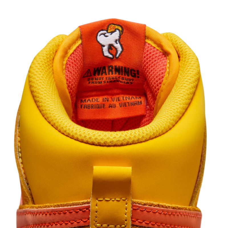NikeSB Dunk High Sweet Tooth - Amarillo/Orange/White