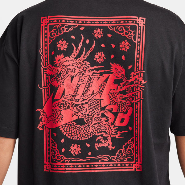 Nike SB Dragon Skate T-Shirt - Black / Red