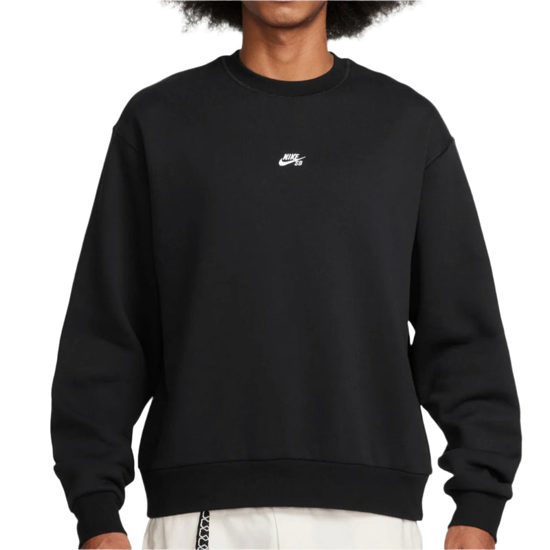 Nike SB Fleece Skate Crew - Black