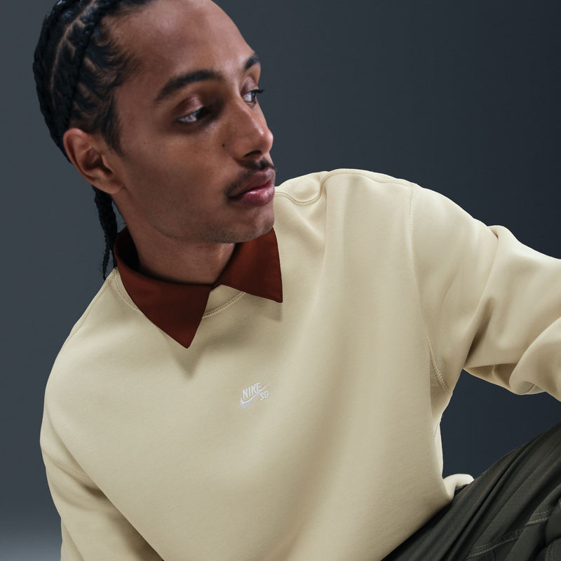 Nike SB Fleece Skate Crew - Natural