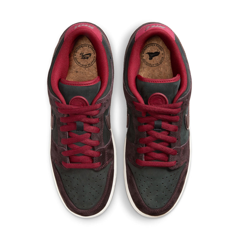 Nike SB Dunk Low Premium QS - "Riot Skate Store" Mahogany / Team Red