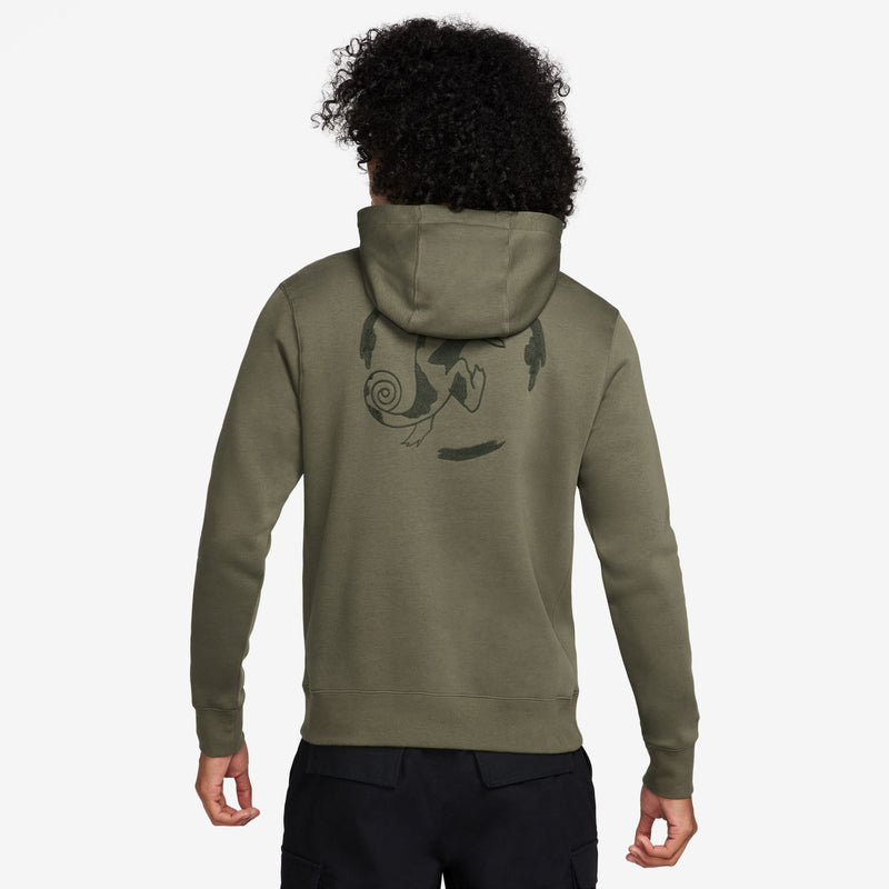 Nike SB Agnostic Fleece Pullover Hoodie - Olive