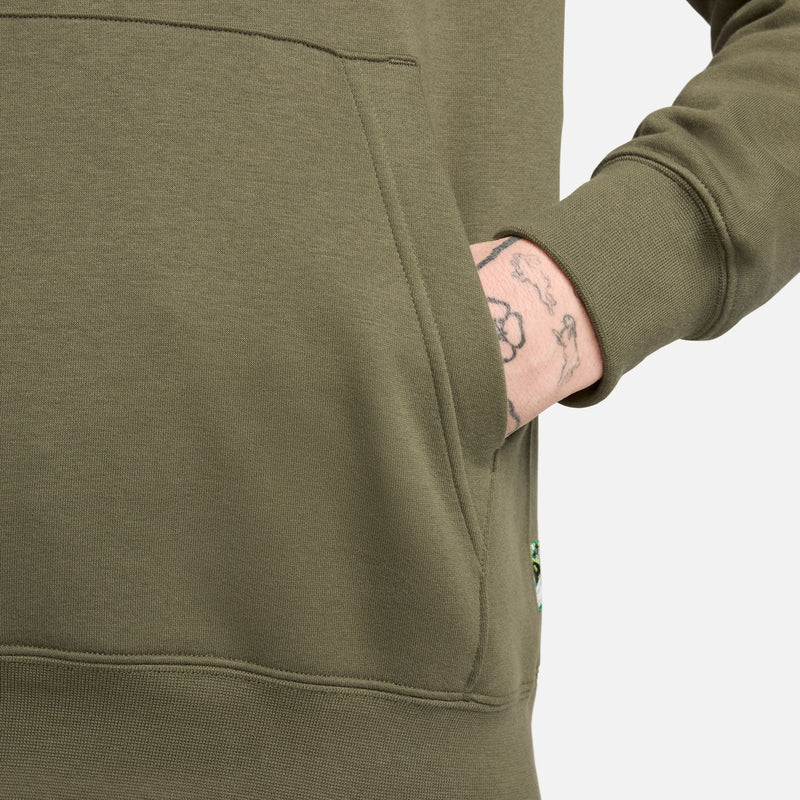 Nike SB Agnostic Fleece Pullover Hoodie - Olive