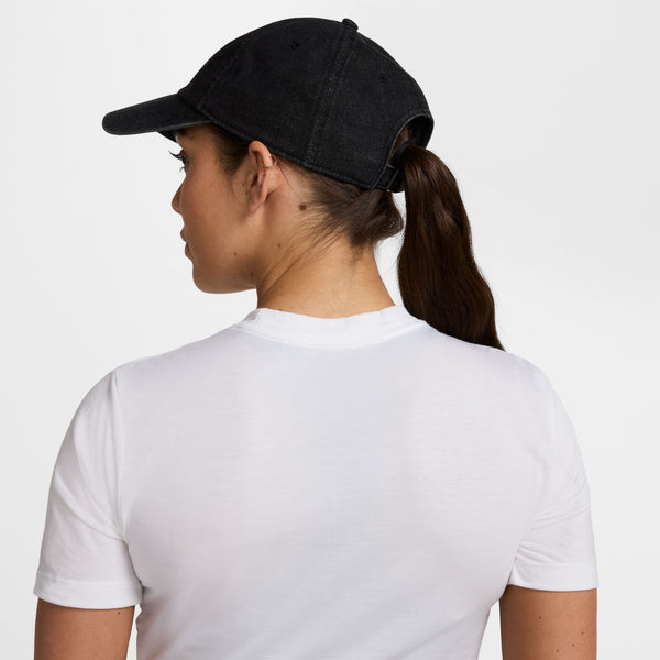 Nike Club Unstructured Denim Cap - Black