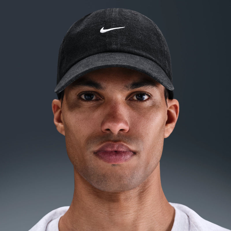 Nike Club Unstructured Denim Cap - Black