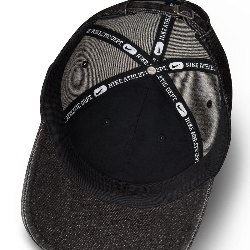 Nike Club Unstructured Denim Cap - Black