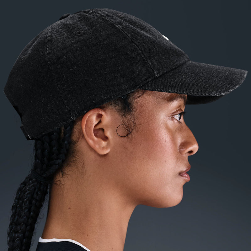 Nike Club Unstructured Denim Cap - Black