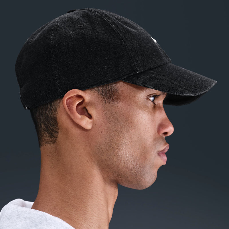 Nike Club Unstructured Denim Cap - Black