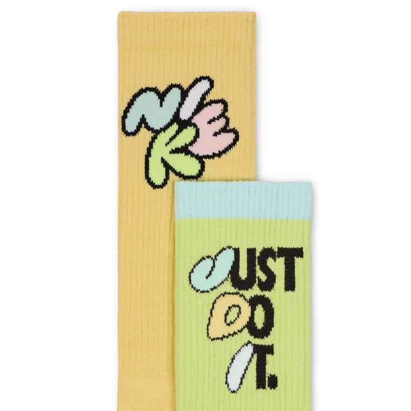 Nike Everyday Plus Cushioned Crew Socks 3pk - Pastel Multi Colour