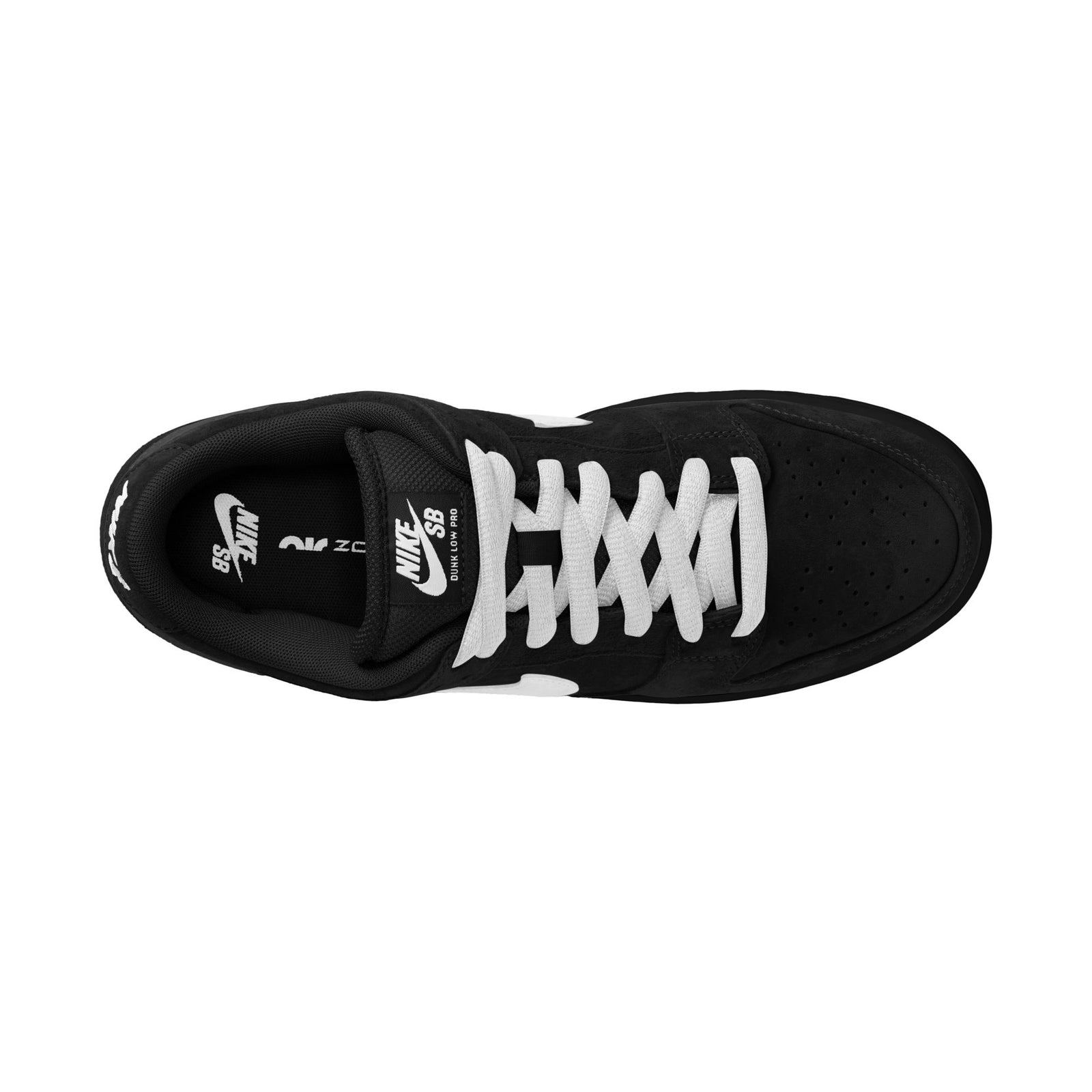 Nike SB Dunk Low Pro Black White Gum Skate Shoes | Evolve – Evolve