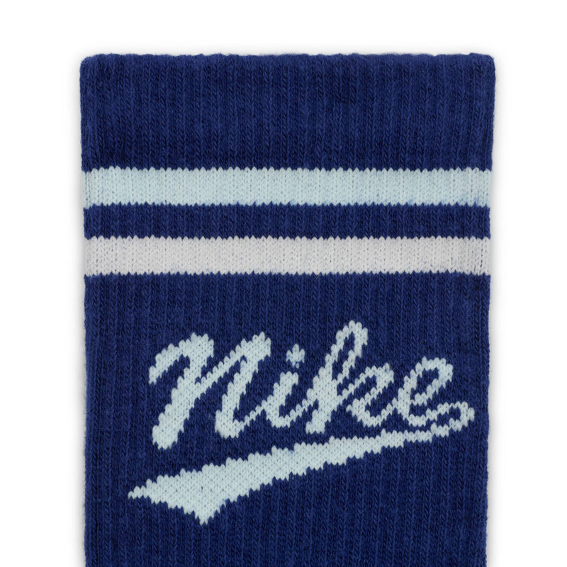 Nike Everyday Plus Cushioned Crew Socks 3pk - Blue / White